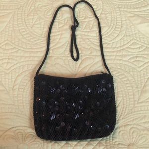 Black evening purse